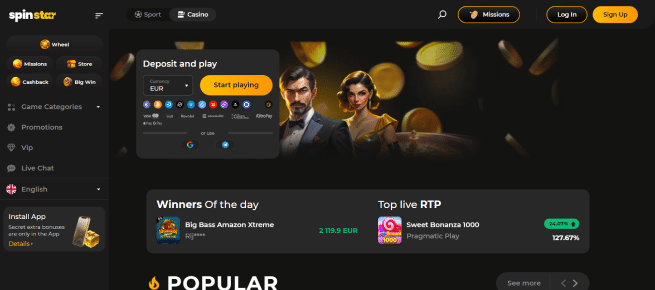 Spinstar casino betrouwbaar